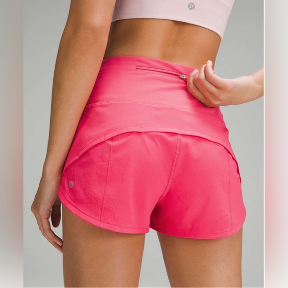 Lululemon Speed Up High Rise Lined Shorts Size 12 - Picture 1 of 9